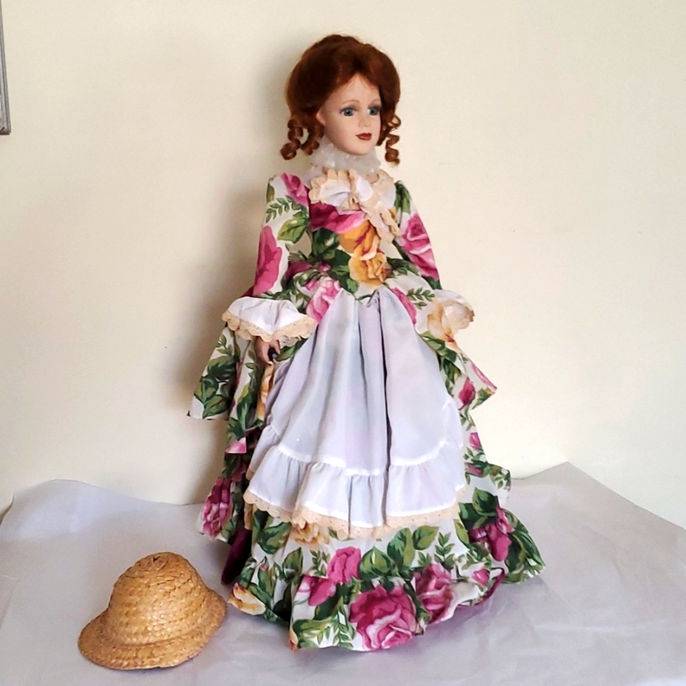 Royal Albert porcelain doll , 20"
